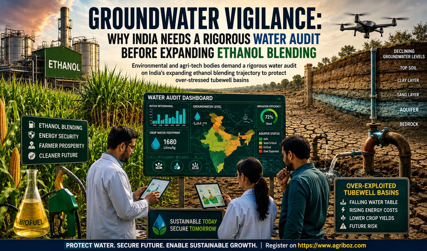 Groundwater Vigilance: Why India Needs a Rigorous Water Audit Before Expanding Ethanol Blending